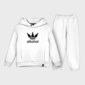 Детский костюм хлопок Oversize с принтом Alcohol в виде Adidas в Курске,  |  | adidas | alcohol | beer | beers | bier | бар