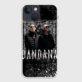 Чехол для iPhone 13 mini с принтом BANDANA 1 в Курске,  |  | Тематика изображения на принте: bandana | bbt | big baby tape | kizaru | rap | trap | бандана | ббт | биг бейби тейп | кизару | реп | треп