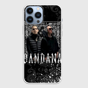 Чехол для iPhone 13 Pro Max с принтом BANDANA 1 в Курске,  |  | Тематика изображения на принте: bandana | bbt | big baby tape | kizaru | rap | trap | бандана | ббт | биг бейби тейп | кизару | реп | треп