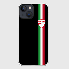 Чехол для iPhone 13 mini с принтом DUCATI MOTOCYCLE ITALY LINE в Курске,  |  | ducati | italy | moto | motocycle | racing | sport | дукати | италия | мото | мотоспорт | мотоцикл | рейсинг | спорт