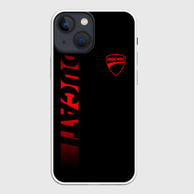 Чехол для iPhone 13 mini с принтом DUCATI BLACK RED LINE в Курске,  |  | ducati | italy | moto | motocycle | racing | sport | дукати | италия | мото | мотоспорт | мотоцикл | рейсинг | спорт