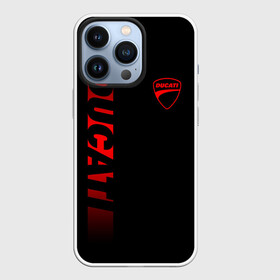 Чехол для iPhone 13 Pro с принтом DUCATI BLACK RED LINE в Курске,  |  | ducati | italy | moto | motocycle | racing | sport | дукати | италия | мото | мотоспорт | мотоцикл | рейсинг | спорт