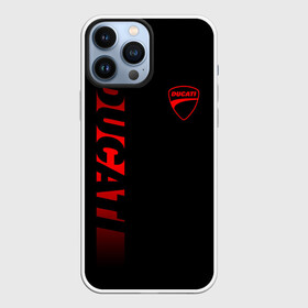 Чехол для iPhone 13 Pro Max с принтом DUCATI BLACK RED LINE в Курске,  |  | Тематика изображения на принте: ducati | italy | moto | motocycle | racing | sport | дукати | италия | мото | мотоспорт | мотоцикл | рейсинг | спорт