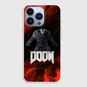 Чехол для iPhone 13 Pro с принтом 3D BARON | DOOM FIRE в Курске,  |  | 3d baron | 3д барон | baron | demons | devil | doom | doom eternal | doom slayer | hell | ад | борон | демон | демоны | дум