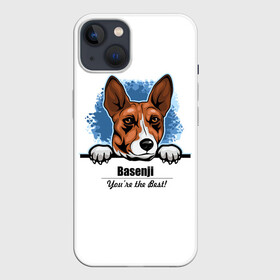 Чехол для iPhone 13 с принтом Собака Басенджи в Курске,  |  | african dog | animal | basenji | congo terrier | dog | африканская собака | басенджи | год собаки | друг человека | животное | зверь | кинолог | конго терьер | пёс | собака басенджи | собаковод | четвероногий