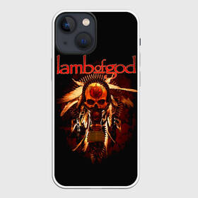 Чехол для iPhone 13 mini с принтом Череп в противогазе LOG в Курске,  |  | alternative | lamb of god | log | metall | music | rock | альтернатива | ламб оф гад | ламб оф год | металл | музыка | рок