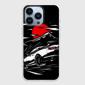 Чехол для iPhone 13 Pro с принтом Тойота супра mark 4 при красной луне Toyota supra в Курске,  |  | a80 | ae86 | camry | car | fast furious | jdm | mark 4 | toyota | а80 | камри | марк | машина | супра | тоёта | форсаж