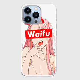 Чехол для iPhone 13 Pro с принтом Waifu  02 Darling in the Franxx в Курске,  |  | 02 | anime girl | darling in the franxx | waifu | waifu material | zero two | аниме | вайфу | дарлинг во франксе | девушка с розовыми волосами | манга | милый во франксе | ноль два | розовые волосы | тян