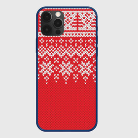 Чехол для iPhone 12 Pro Max с принтом Knitted Pattern в Курске, Силикон |  | background | christmas | holiday | knitted | knitted pattern | pattern | snow | trees | winter | вязаный | вязаный узор | елки | зима | праздник | рождество | снег | узор | фон