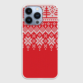 Чехол для iPhone 13 Pro с принтом Knitted Pattern в Курске,  |  | background | christmas | holiday | knitted | knitted pattern | pattern | snow | trees | winter | вязаный | вязаный узор | елки | зима | праздник | рождество | снег | узор | фон