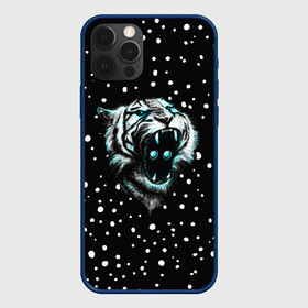 Чехол для iPhone 12 Pro Max с принтом Личина Тигра в Курске, Силикон |  | blue | christmas | eyes | face | glow | mask | muzzle | new | snow | symbol | tiger | winter | year | глаза | год | года | зима | лицо | личина | маска | нового | новый | рождество | свечение | символ | синее | снег | тигр | тигра