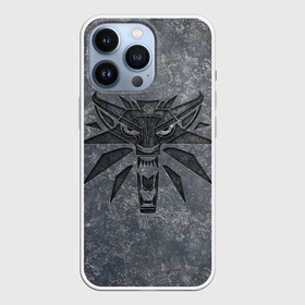 Чехол для iPhone 13 Pro с принтом THE WITCHER LOGO STONE в Курске,  |  | the witcher | ведьмак | зе витчер | игра | камень | компьютерная игра | лого | логотип