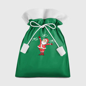 Подарочный 3D мешок с принтом о хо хо в Курске, 100% полиэстер | Размер: 29*39 см | 2022 | claus | happiness | happy | new | santa | year | год | дед | клаус | мороз | новый | о | санта | счастливый | счастье | хо