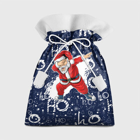 Подарочный 3D мешок с принтом Санта Клаус Даб в Курске, 100% полиэстер | Размер: 29*39 см | christmas | dab | dabbing | santa | дед мороз | елка | зима | новый год | подарок | рождество | санта | снег | снегурочка | снежинка