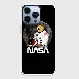 Чехол для iPhone 13 Pro с принтом Доги Космонавт (Мем Наса) Doge в Курске,  |  | doge | earth | mars | meme | moon | nasa | space | star | usa | америка | гагарин | доги | животные | звезда | земля | корги | космонавт | космос | луна | марс | мем | наса | планета | прикол | собака | сша | флаг