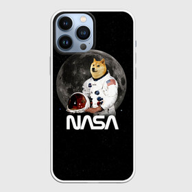 Чехол для iPhone 13 Pro Max с принтом Доги Космонавт (Мем Наса) Doge в Курске,  |  | doge | earth | mars | meme | moon | nasa | space | star | usa | америка | гагарин | доги | животные | звезда | земля | корги | космонавт | космос | луна | марс | мем | наса | планета | прикол | собака | сша | флаг