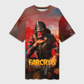 Платье-футболка 3D с принтом Far Cry 6  Повстанец в Курске,  |  | 6 | art | cry | far | game | shooter | ubisoft | арт | край | пистолет | повстанец | противогаз | фар | фаркрай | шутер | яра