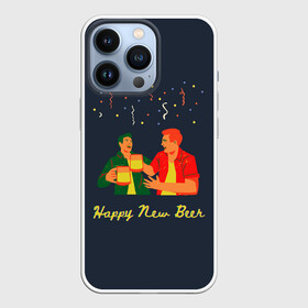 Чехол для iPhone 13 Pro с принтом happy new beer 2022 в Курске,  |  | 2 | 2022 | 22 | beer | friends | fun | happy | holiday | human | new | people | rain | serpentine | year | веселье | год | дождик | дождь | друзья | люди | новый | праздник | серпантин | человек