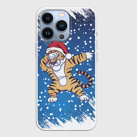 Чехол для iPhone 13 Pro с принтом ГОД ТИГРА 2022 | DUB ТИГР в Курске,  |  | 2022 | christmas | cold | dab | dub | klaus | merry | new | santa | snow | winter | year | год | даб | зима | клаус | мороз | новый | рождество | санта | снег | тигр | тигра | холод