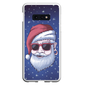 Чехол для Samsung S10E с принтом САНТА ХИПСТЕР | SANTA HIPSTER в Курске, Силикон | Область печати: задняя сторона чехла, без боковых панелей | Тематика изображения на принте: 2022 | bad | christmas | cold | dab | dub | hipster | klaus | merry | new | santa | snow | winter | year | год | даб | зима | клаус | мороз | новый | рождество | санта | снег | тигр | тигра | хипстер | холод