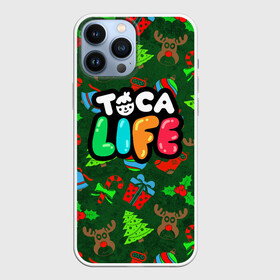 Чехол для iPhone 13 Pro Max с принтом Toca Boca | New Year в Курске,  |  | christmas | digital toys | gamer | games | helicopter taxi | new year | pets | toca boca | toca hair salon | toca kitchen | toca life | toca life city | toca life world | toca tea party | video games | бока бока | игры | новогодняя | рождество | 