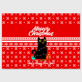 Поздравительная открытка с принтом MEOW | CHRISTMAS в Курске, 100% бумага | плотность бумаги 280 г/м2, матовая, на обратной стороне линовка и место для марки
 | 2020 | 2021 | 2022 | christmas | meow | meowy christmas | merry | кот | леденец | мяу | нг | новогодний | новый год | олени | рождество | свитер | узоры