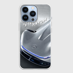 Чехол для iPhone 13 Pro с принтом Mercedes Benz EQ Silver Arrow Concept в Курске,  |  | arrow | car | concept | germany | mercedes benz | motorsport | power | silver | автомобиль | автоспорт | германия | мерседес | мощь | стрела