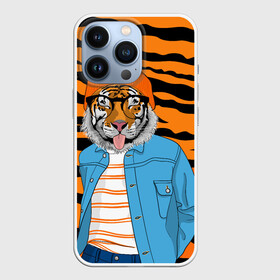 Чехол для iPhone 13 Pro с принтом Тигр фурри на стиле в Курске,  |  | furry | tiger | восточный тигр | год тигра | кошка | лоу поли | тигр | тигренок | хищник