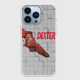 Чехол для iPhone 13 Pro с принтом Dexter Morgan | Пятна крови в Курске,  |  | dexter сериал | декстер | декстер судмедэксперт | кровь | майкл си холл декстер | охотник за преступниками