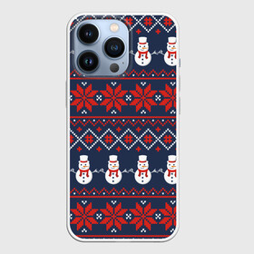 Чехол для iPhone 13 Pro с принтом Christmas Background в Курске,  |  | background | christmas | holiday | knitted pattern | new year | pattern | snowman | вязаный узор | новый год | праздник | рождество | снеговик | узор | фон