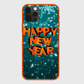 Чехол для iPhone 12 Pro с принтом HAPPY NEW YEAR 2022 | С НОВЫМ ГОДОМ в Курске, силикон | область печати: задняя сторона чехла, без боковых панелей | Тематика изображения на принте: 2022 | c | christmas | happy | ice | new | snow | snowflake | year | годом | лед | ледяной | новый | новым | рождество | снег | снежинка