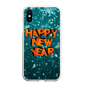 Чехол для iPhone XS Max матовый с принтом HAPPY NEW YEAR 2022 | С НОВЫМ ГОДОМ в Курске, Силикон | Область печати: задняя сторона чехла, без боковых панелей | Тематика изображения на принте: 2022 | c | christmas | happy | ice | new | snow | snowflake | year | годом | лед | ледяной | новый | новым | рождество | снег | снежинка