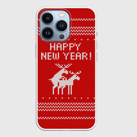 Чехол для iPhone 13 Pro с принтом Свитер   вязаные олени в Курске,  |  | christmas | holiday | knitted deer | love | new year | ornament | pattern | red sweater | вязаные олени | красный свитер | любовь | новый год | орнамент | праздник | рождество | узор