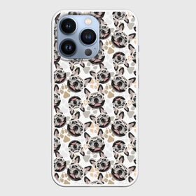 Чехол для iPhone 13 Pro с принтом Собака Французский Бульдог (French Bulldog) в Курске,  |  | Тематика изображения на принте: animal | bulldog | dog | french bulldog | french bulldog p | pit bull | бойцовская собака | бульдог | год собаки | друг человека | животное | зверь | кинолог | пёс | питбуль | собака французский бульдог | собаковод