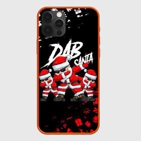 Чехол для iPhone 12 Pro с принтом DAB SANTA   ДАБ САНТА КЛАУС 2022 в Курске, силикон | область печати: задняя сторона чехла, без боковых панелей | 2022 | beast | merry christmas | new year | red bow | santa hat | snow | tiger | winter | winter is coming | year of the tiger | год тигра | дед мороз | животные | звери | зверь | зима | зима 2022 | зима близко | новог | новогодни