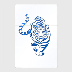 Магнитный плакат 2Х3 с принтом Символ года (тигр) 2022 в Курске, Полимерный материал с магнитным слоем | 6 деталей размером 9*9 см | 2022 | зима | новый год | символ года | снег | тигр