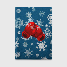 Обложка для автодокументов с принтом ЗИНИИ ПЕРЧАТКИ ОТ ХОЛОДА в Курске, натуральная кожа |  размер 19,9*13 см; внутри 4 больших “конверта” для документов и один маленький отдел — туда идеально встанут права | Тематика изображения на принте: blue | cold | from | gloves | ice | new | red | snow | snowflakes | winter | year | год | зима | зинии | красный | лед | новый | от | перчатки | синий | снег | снежинки | холод | холода