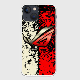 Чехол для iPhone 13 mini с принтом ROG Gaming Republic Of Gamers в Курске,  |  | asus | cybersport | republic of gamers | rog | rog gaming | асус | киберспорт