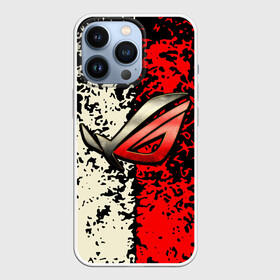 Чехол для iPhone 13 Pro с принтом ROG Gaming, Republic Of Gamers в Курске,  |  | asus | cybersport | republic of gamers | rog | rog gaming | асус | киберспорт