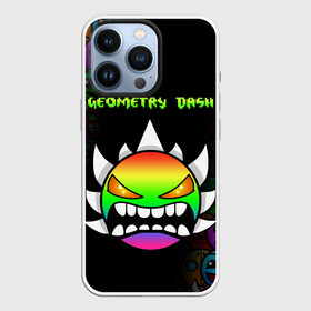 Чехол для iPhone 13 Pro с принтом GEOMETRY DASH COLORFUL   ГЕОМЕТРИ ДАШ КРАСОЧНЫЙ в Курске,  |  | 2d игра | colorful | geometry dash | mobile game | robtop | space | геометри даш | космос | красочный | кубики | кубы | мобильная игра | неон | разноцветный