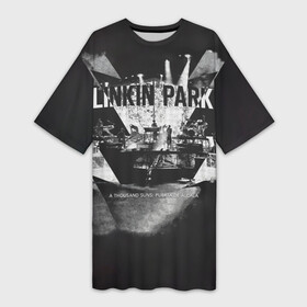 Платье-футболка 3D с принтом A Thousand Suns: Puerta De Alcala  Linkin Park в Курске,  |  | chester bennington | linkin park | linking | lp | rock | альтернативный | ленкин | линкин парк | линкинпарк | лп | майк | метал | музыкант | ню | нюметал | певец | рок группа | рэп | честер беннингтон | шинода | электроник