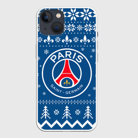 Чехол для iPhone 13 с принтом PSG, ПСЖ НОВОГОДНИЙ в Курске,  |  | 2021 | 2022 | champions | christmas | football | merry | merry christmas | new year | psg | snow | soccer | ugly c | winter | зима | лига чемпионов | новогодний | новогодняя | новый год | пари сен жермен | пари сенжермен | псж | рождественс