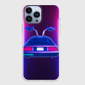 Чехол для iPhone 13 Pro Max с принтом DeLorean DMC 12 Назад в будущее Делориан ретрофутуризм neon в Курске,  |  | Тематика изображения на принте: neon art | retro futurism | неоновый арт | ретро | ретро футуризм | фантастика