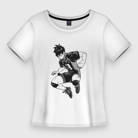 Женская футболка 3D Slim с принтом Кагеяма в Курске,  |  | anime | voleybool | аниме | волейбол
