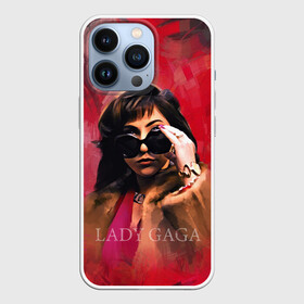 Чехол для iPhone 13 Pro с принтом Очки Gaga в Курске,  |  | взгляд | голова | лицо | очки | портрет