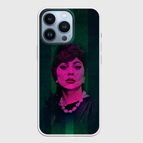 Чехол для iPhone 13 Pro с принтом Постер Gaga в Курске,  |  | голова | лицо | певица | полоса | портрет