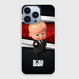 Чехол для iPhone 13 Pro с принтом BOSS 3D BLACK  RED в Курске,  |  | baby | boss | boss baby | босс | босс молокосос | маленький босс | малыш | мальчик | молокосос | ребенок