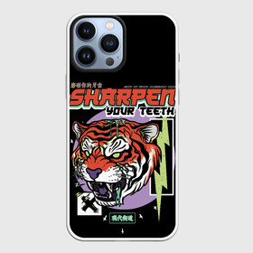 Чехол для iPhone 13 Pro Max с принтом Поточи зубки тигр 2022 в Курске,  |  | 2022 | sharpen your teeth | год тигра | зубы | поточи | тигр