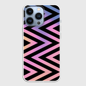 Чехол для iPhone 13 Pro с принтом HOLO ZIGWAVE | ГОЛОГРАФИЧЕСКИЙ ЗИГЗАГ в Курске,  |  | abstract | holo | stripes | zigzag | абстракция | голографический | зигзаг