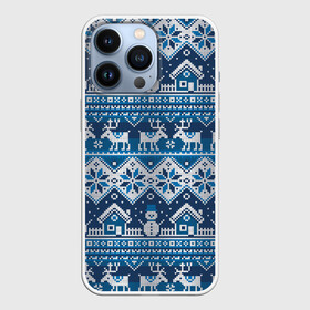 Чехол для iPhone 13 Pro с принтом Christmas Pattern в Курске,  |  | background | christmas | deer | holiday | house | knitted pattern | new year | pattern | snow | snowflakes | snowman | texture | winter | вязаный узор | домик | зима | новый год | олени | праздник | рождество | снег | снеговик | снежинки | текстура | узор